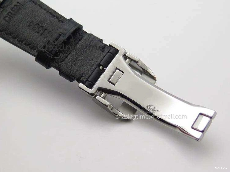 MIROTIME 0419 Portuguese Tourbillon Power Reserve Moonphase SS Black Dial On Black Leather Strap TechFriendly 7321